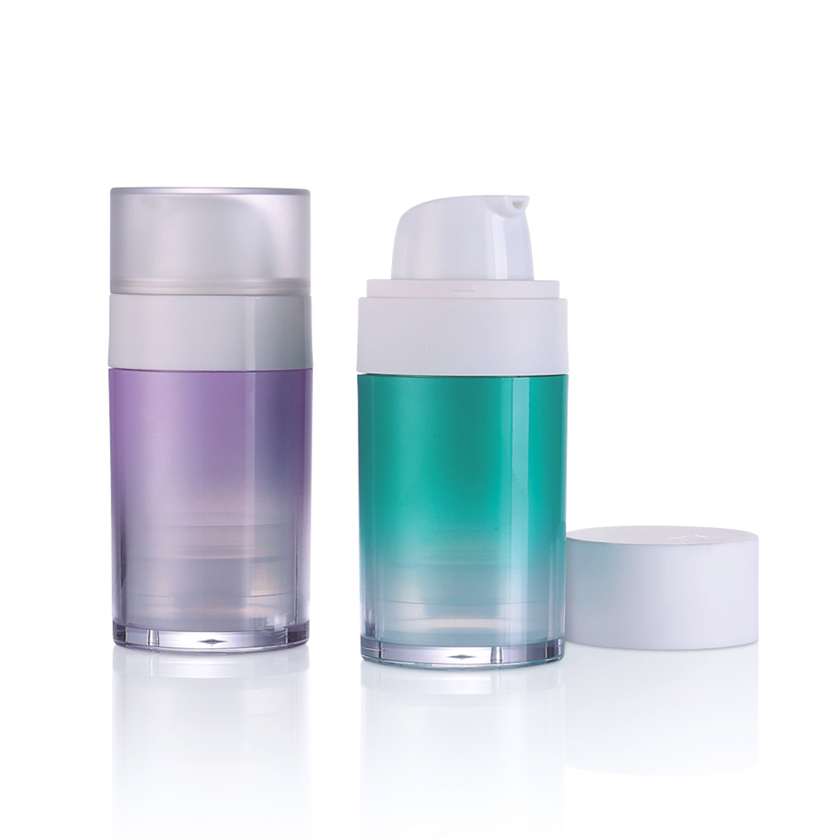30ml bao bì mỹ phẩm sang trọng không khí tròn không khí bóng gradient Bơm bơm L19