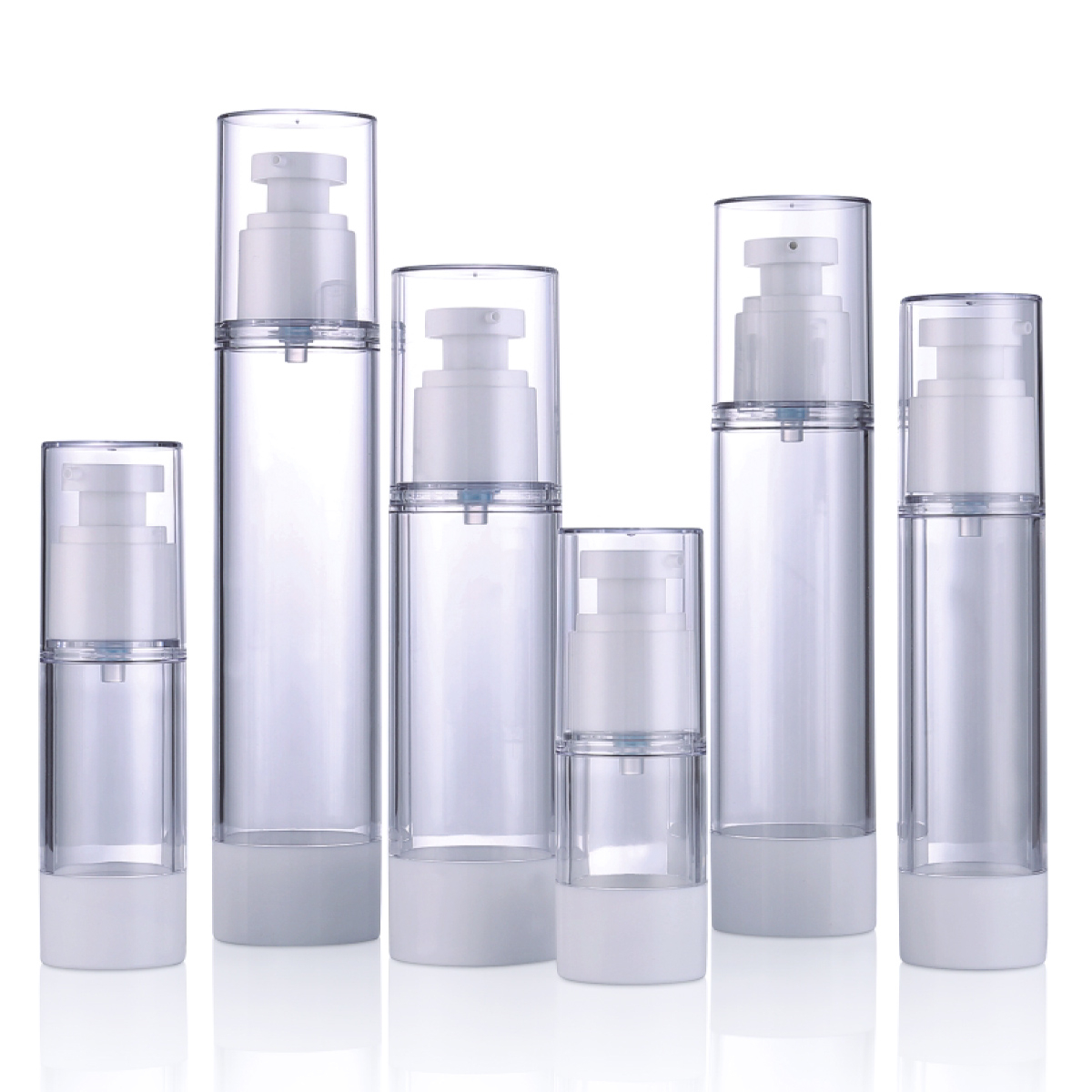 15ml 30ml 50ml 80ml 100ml 120ml Lotion Lotion Chai sinh thái thân thiện với các hộp đựng mỹ phẩm thú cưng PET không khí bình không khí L02