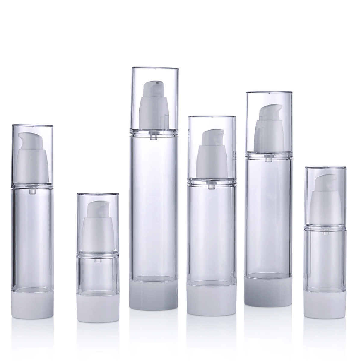 15ml 30ml 50ml 80ml 100ml 120ml Kem nhựa có thể nạp lại
