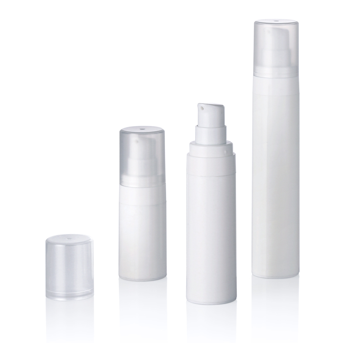 15ml 30ml 50ml nhựa pp trắng snap kem dưỡng da không khí Chai không khí L16