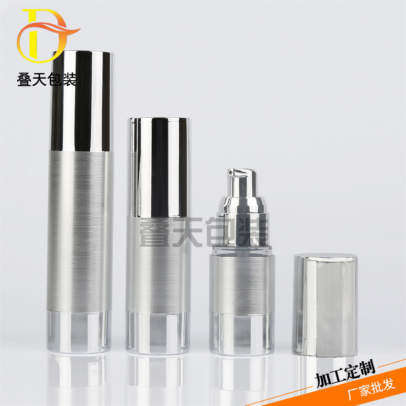 Chia chai chất lỏng Nền móng Lotion Chai 15 30 50ml Chai chân không mẫu du lịch