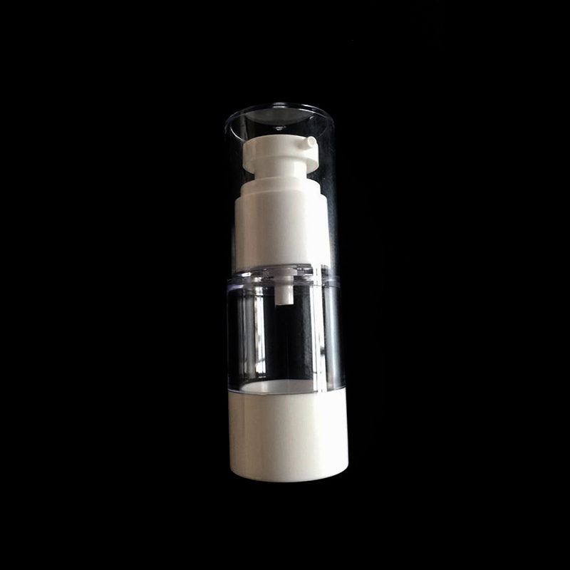Cổ điển 33 Chai chân không 15ml 30ml 50ml pp Chai nắp trong suốt Chai kem dưỡng da