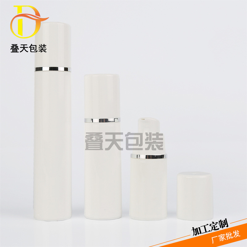 Chai báo chí máy hút bụi 15 30 50ml nhựa trắng snap chai kem dưỡng da