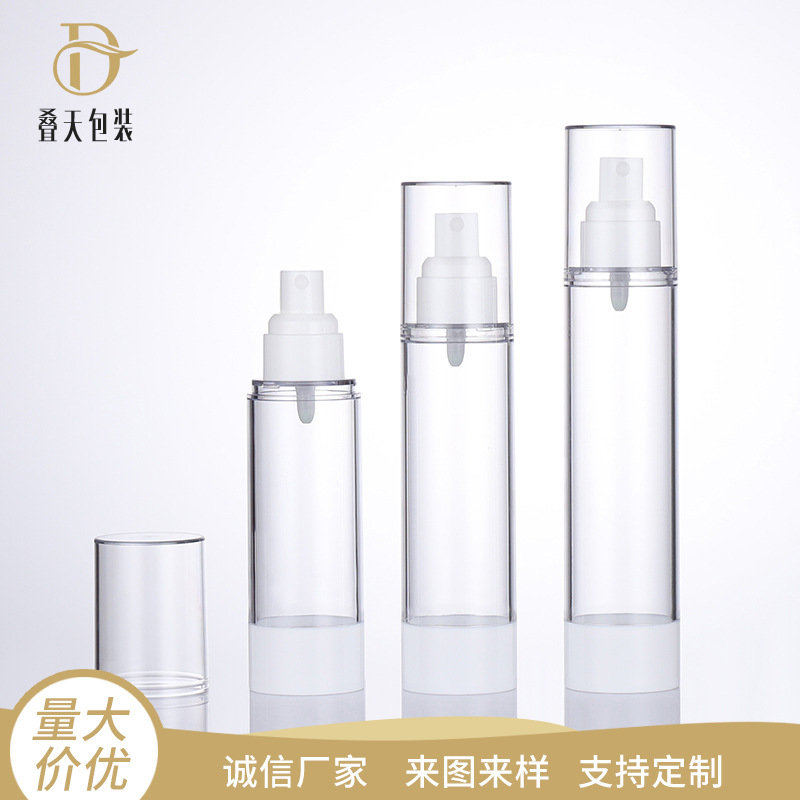 Cung cấp 15 30 50 80 100 120ml bình xịt bình xịt trong suốt chai chân không