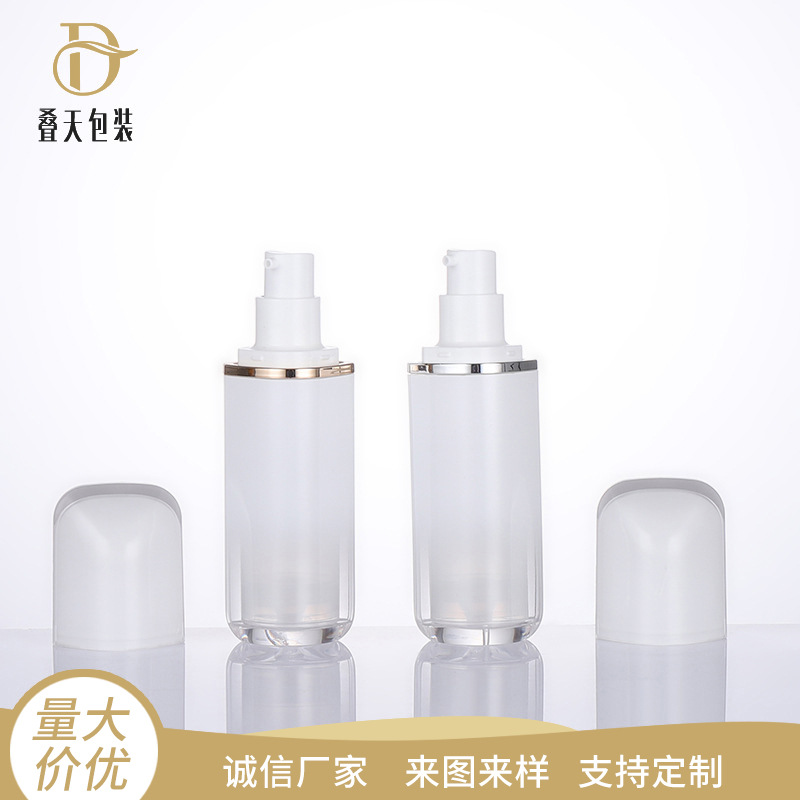 30ml Cosmetics Foundation Chai Chai chân không cách ly chai kem chống nắng Du lịch chai Lotion Divers